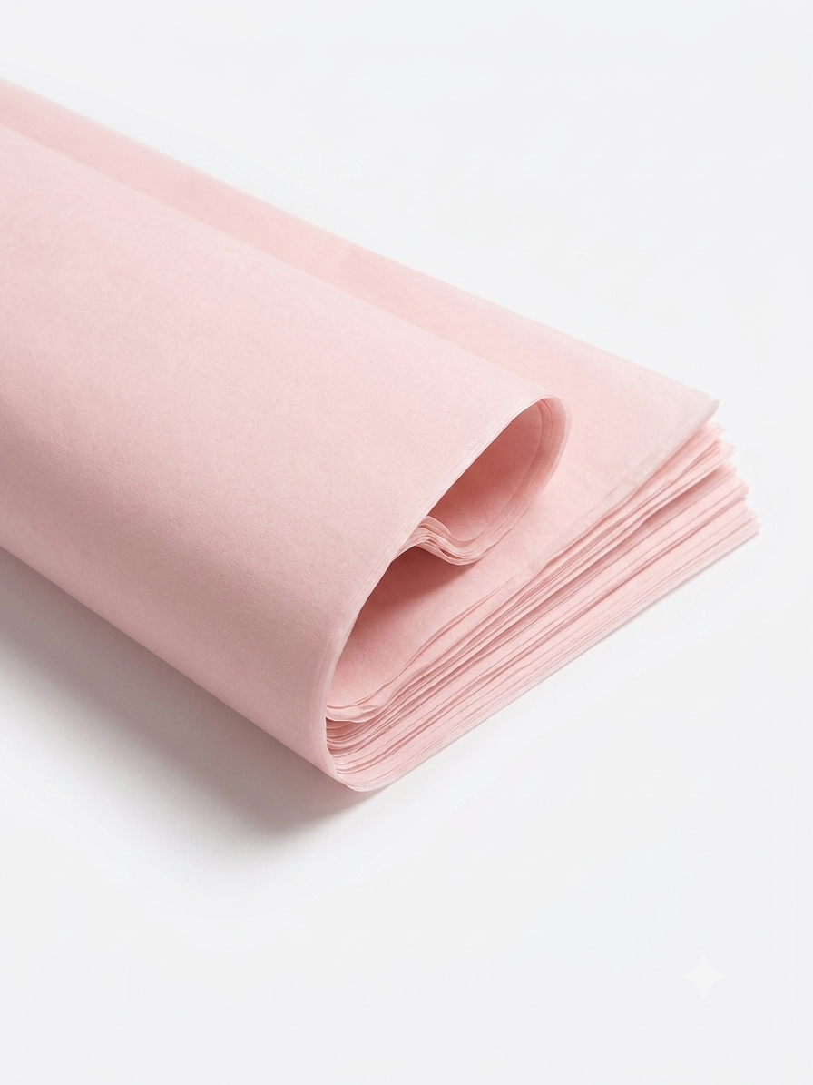 Blush Pink Tissue - luxury decorative tissue paper swatch